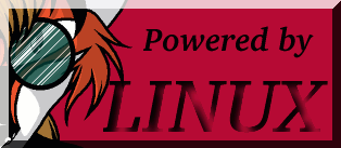 Powered by linux button, courtesy of Glauca Digital